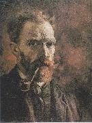 Vincent Van Gogh Self Portrait with pipe Germany oil painting artist